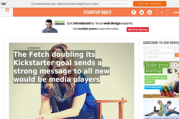 Upright theme websites examples