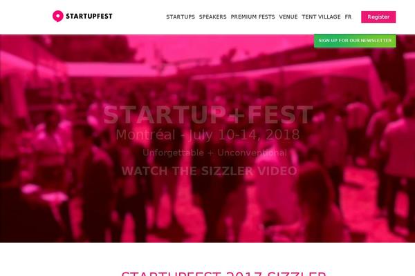 Startup theme site design template sample