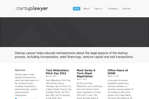 Inbound theme site design template sample