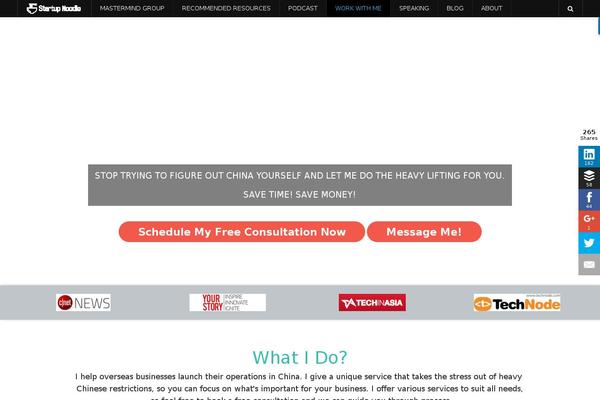 Site using Beauty Contact Popup Form plugin