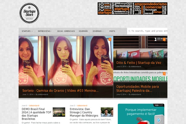 Staggerly theme site design template sample