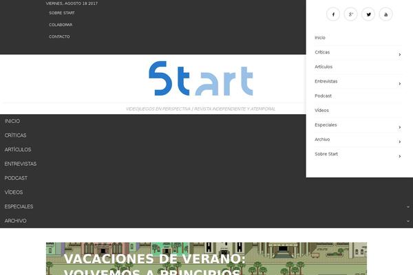 Presso Child theme site design template sample
