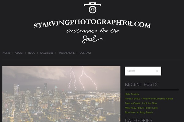 John Doe's Blog theme site design template sample