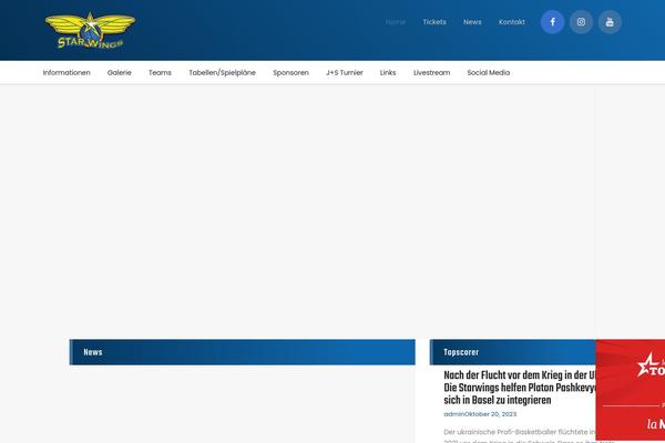 Gridiron theme site design template sample