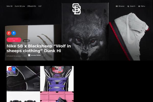 Grandmagazine theme site design template sample
