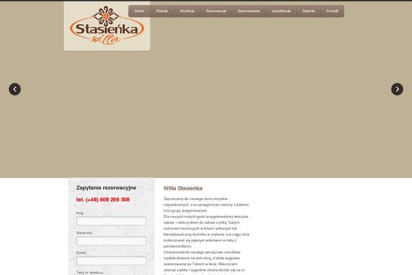 stasienka.pl site used The Place