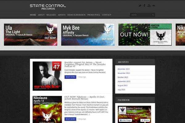 Vigor theme site design template sample
