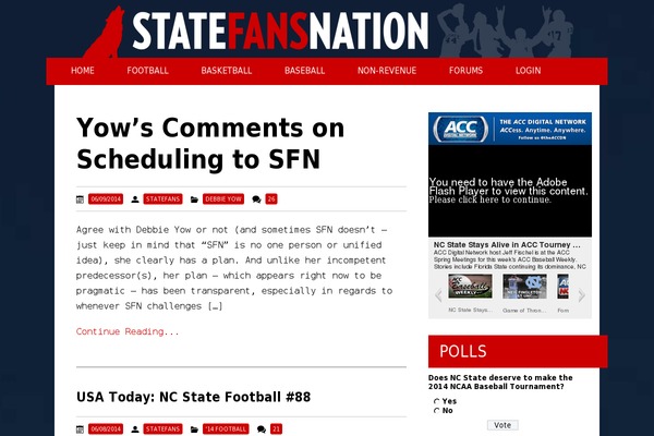 sfn theme websites examples