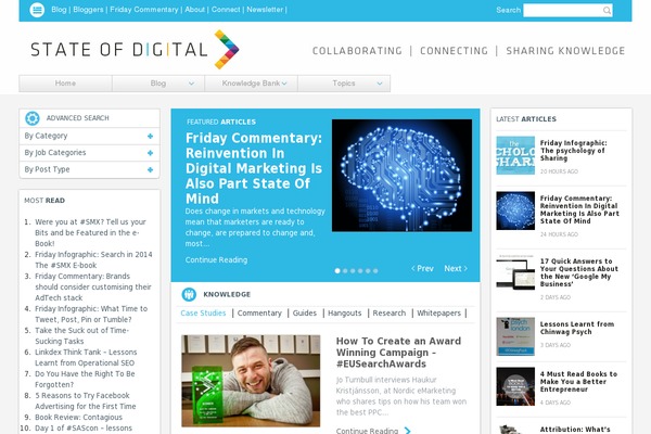 stateofDigital theme websites examples