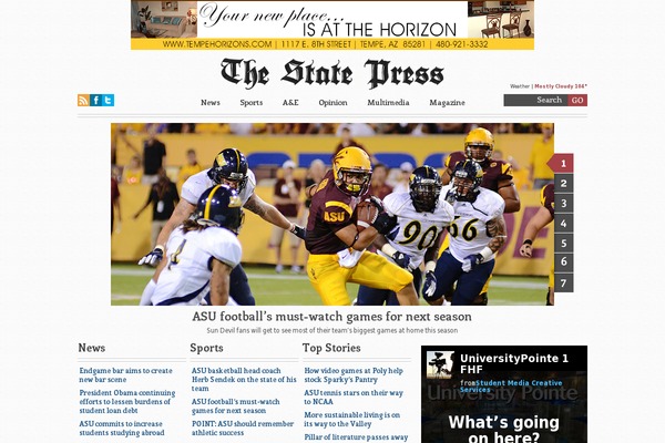 statepress theme websites examples