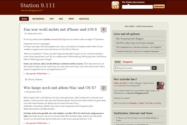 Iconic One theme site design template sample