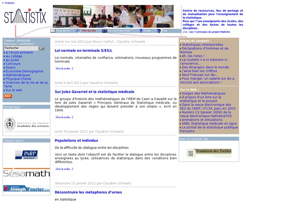 statistix.fr site used Extra