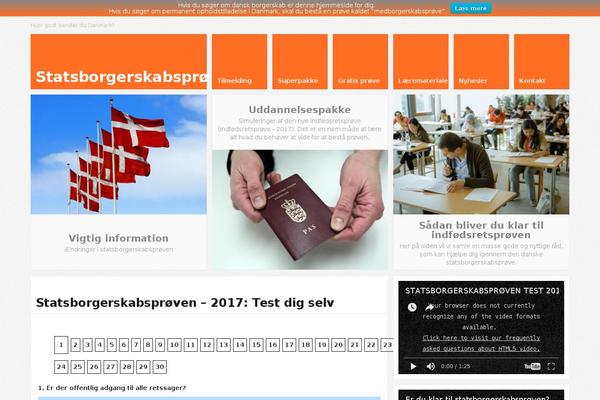 statsborgerskabsprove.com site used Metro