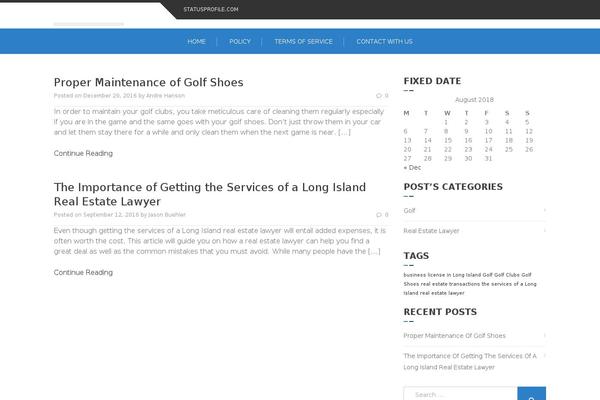 Enlighten theme site design template sample