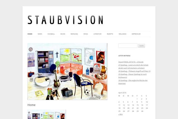 Twentytwelve_child theme site design template sample