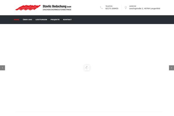 Roof theme site design template sample