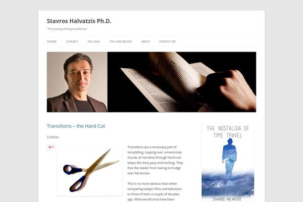 Twenty Twelve theme site design template sample