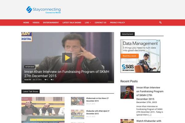 Site using Davenport-theme-addons plugin