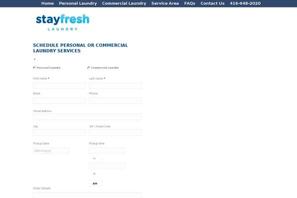 stayfreshlaundry.com site used Flati
