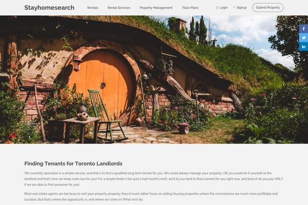 Wprentals theme site design template sample