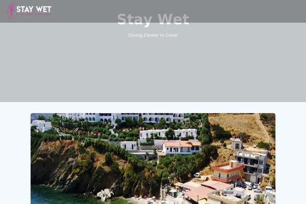 staywet.gr site used Staywet-theme