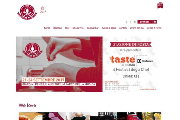 Bistro theme site design template sample