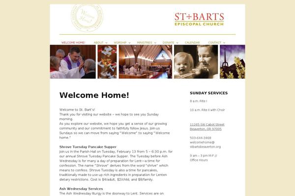 stbartsbeaverton.org site used Astra-custom-child