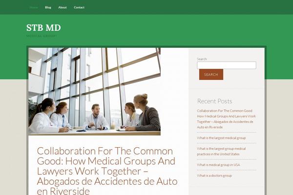 Going Green Pro theme site design template sample