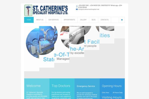 MediCure theme site design template sample