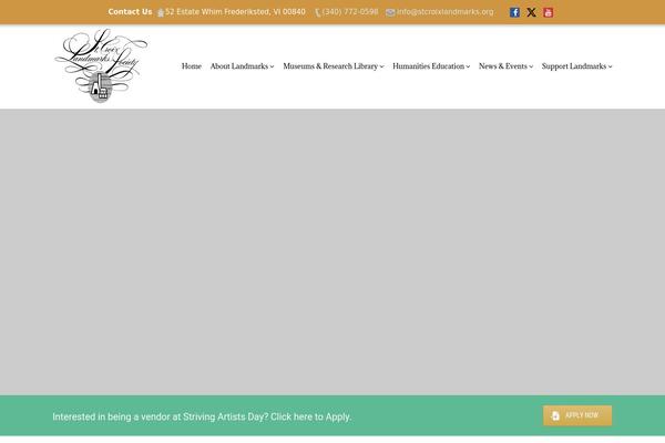 Vestige-child theme site design template sample