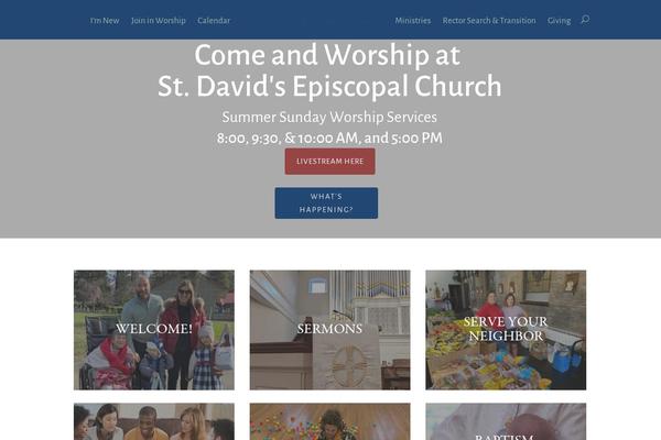 stdavidschurch.org site used Graceatwork
