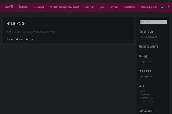 JamSession theme site design template sample