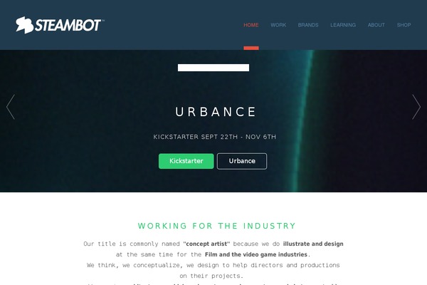 Sb theme site design template sample