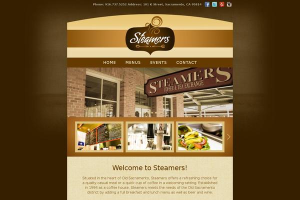 steamers theme websites examples