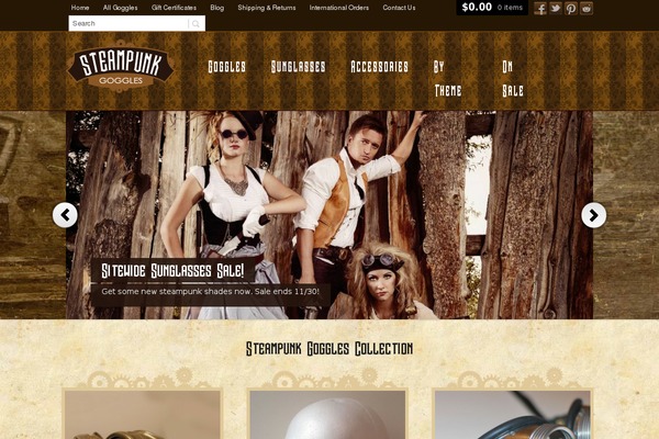 Site using Woo-slider plugin