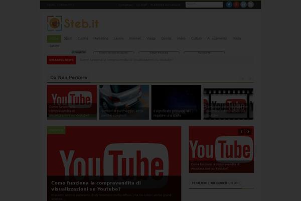 Journal theme site design template sample