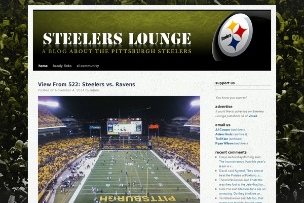Mercury theme site design template sample