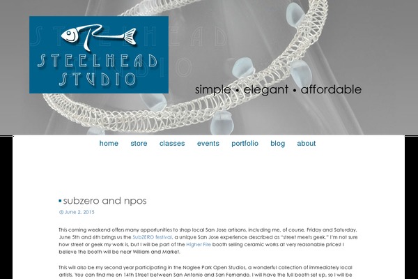 Site using Portfolio Slideshow plugin