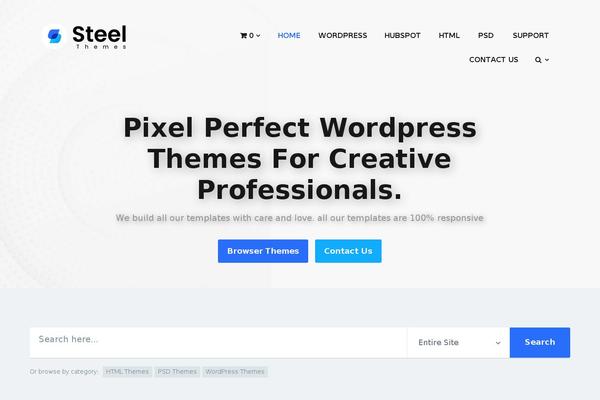 Checkout theme site design template sample