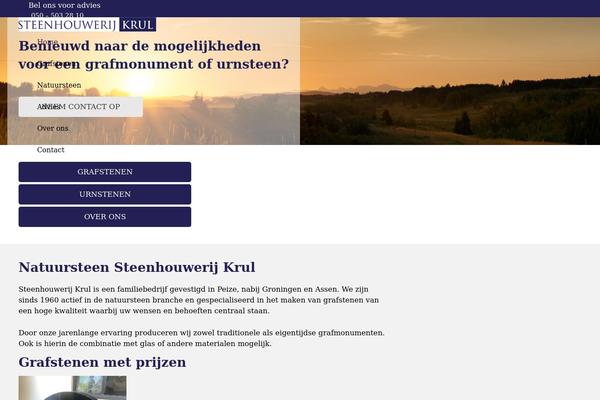 Impreza theme site design template sample