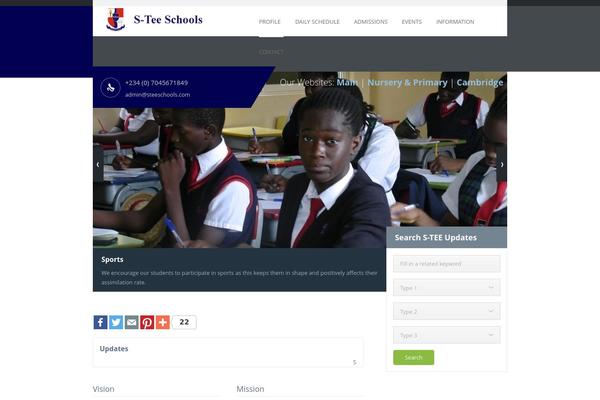 Kingster theme site design template sample