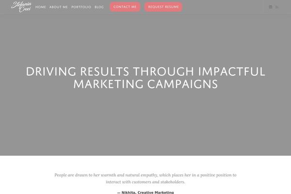 Pillar theme site design template sample