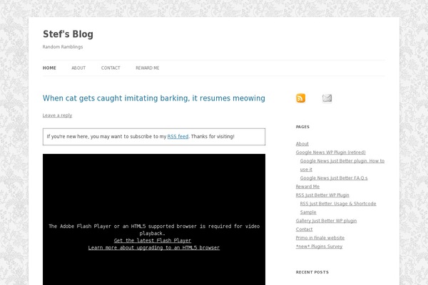 Sinatra Child Theme theme site design template sample