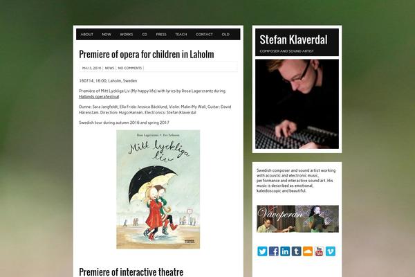 Twenty Seventeen theme site design template sample