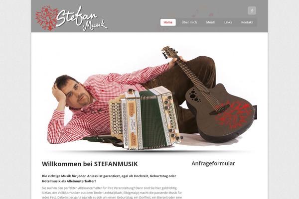 Band theme site design template sample