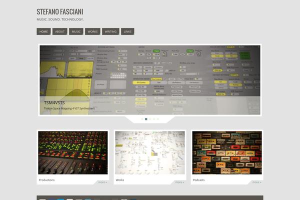 Parabola theme site design template sample