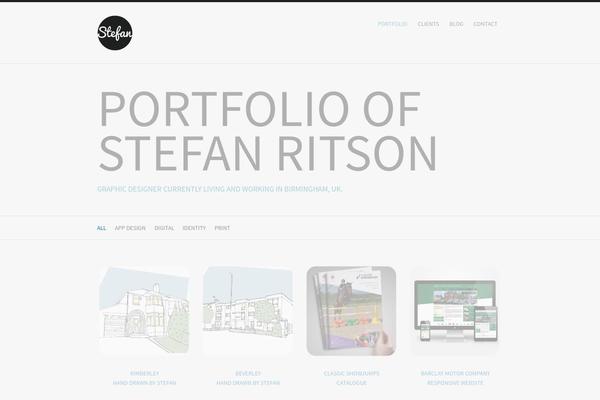 Blaze theme site design template sample