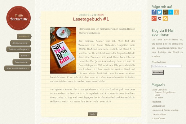 Parker theme site design template sample