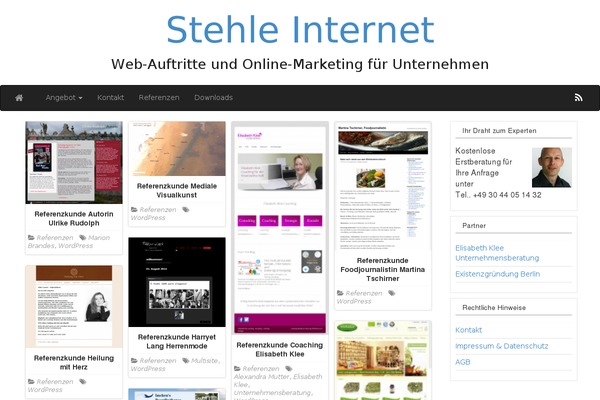 PR Pin theme site design template sample
