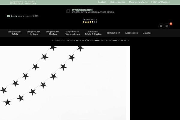 Storefront theme site design template sample